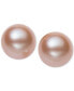 ფოტო #8 პროდუქტის Cultured Freshwater Pearl Stud Earrings (7mm) in 14k Gold