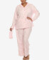 ფოტო #2 პროდუქტის Plus Size Pajama Set, 3-Piece