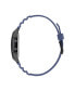 ფოტო #2 პროდუქტის Unisex Digital Two Blue Resin Strap Watch 36mm