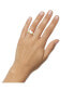 Sanrio Yellow Gold Plated Crystal Face Jewelry Ring - Size 7