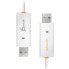 Фото #5 товара j5create JUC400 Wormhole™ Switch - Windows® & Mac®, White, 1.8 m, 1.8 m, USB A, USB A, USB 2.0, 480 Mbit/s, White