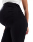 ASOS 4505 Maternity Icon seamless rib gym legging in black