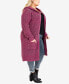ფოტო #7 პროდუქტის Plus Size Chelsea Long Sleeve Coatigan Sweater