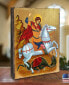 Фото #2 товара Icon Saint George Wall Art on Wood 16"