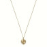 Romantic Gold Plated Heart Necklace Fashion LJ2217