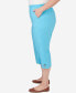 Plus Size Summer Breeze Capri Pants with Hem Detail