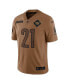 Фото #3 товара Men's Sean Taylor Brown Distressed Washington Commanders 2023 Salute To Service Retired Player Limited Jersey