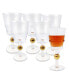 Ball on Stem Wine Glasses, Set of 6