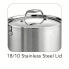 Фото #4 товара Gourmet Tri-Ply Clad 8 Qt Covered Stock Pot