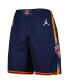 Men's Navy New York Knicks 2022/2023 Statement Edition Swingman Performance Shorts