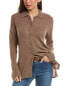 Фото #1 товара Hannah Rose Wool & Cashmere-Blend Shirt Women's Brown S