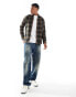 Фото #4 товара Superdry Cotton lumberjack check shirt in buckshot check olive