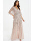 Фото #1 товара Women's Embellished Sequin Evening Dress