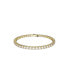 ფოტო #1 პროდუქტის Crystal Round Cut Matrix Tennis Bracelet