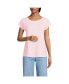 Фото #3 товара Women's Slub Wedge T-Shirt