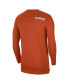 Men's Orange Clemson Tigers 2022 Coach Performance Long Sleeve V-Neck T-shirt