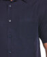 Фото #4 товара Men's Regular-Fit Two-Tone Floral Jacquard Shirt