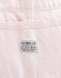 Levi's vintage shortall twill dungaree shorts in misted potpourri pink