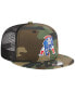 Фото #4 товара Men's Camo New England Patriots Throwback Main Trucker 9FIFTY Snapback Hat