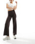 Фото #1 товара New Look Wide leg leggings in brown