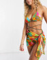 Фото #6 товара It's Now Cool Premium mesh beach sarong in tropics multi