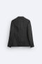100% linen houndstooth suit blazer