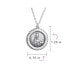 ფოტო #4 პროდუქტის Unisex Religious Medal Medallion Jesus Pendant Necklace for Women and Men - .925 Sterling Silver