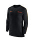 Фото #3 товара Men's Black USC Trojans 2024 Sideline Coach UV Performance Long Sleeve T-Shirt