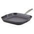 Фото #1 товара Accolade Forged Hard-Anodized Nonstick Square Grill Pan, 11-Inch, Moonstone