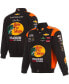 Фото #1 товара Men's Black Austin Dillon Bass Pro Shops Twill Driver Uniform Full-Snap Jacket