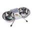 WUAPU Inox 2x0.20L Double Dog Feeder Серебристый - фото #2