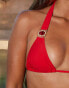 Moda Minx X Sophie Piper Amour triangle bikini top in red