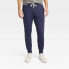 Фото #1 товара Men's Soft Stretch Joggers - All In Motion Starless Night Blue XXL
