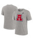 Фото #1 товара Men's Heather Gray Arizona Wildcats Blitz Evergreen Legacy Primary Tri-Blend T-Shirt