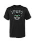 Фото #1 товара Big Boys and Girls Black San Antonio Spurs Star Wars The Child T-Shirt