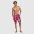 Speedo Men's 7" Floral Print Swim Shorts - Coral Red L