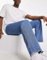 Фото #3 товара Abercrombie & Fitch 90's straight fit no dry jeans in mid wash