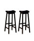 Braxton Wooden 29" Bar Stools (Set of 2)