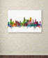 Фото #3 товара Michael Tompsett 'Chicago Illinois Skyline' Canvas Art - 16" x 24"
