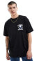 ONLY & SONS oversized t-shirt with love back print in black