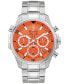 ფოტო #1 პროდუქტის Men's Chronograph Marine Star Stainless Steel Bracelet Watch 44mm