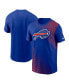 ფოტო #1 პროდუქტის Men's Royal Buffalo Bills Yard Line Fashion Asbury T-shirt