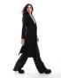 New Look belted formal coat in black