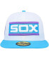 Фото #3 товара Men's White Chicago White Sox Comiskey Park 75th Anniversary Vice 59FIFTY Fitted Hat