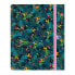 OXFORD HAMELIN Binder 4 Rings With Replacement And Rubber Oxford Blossom Collection A4+ Extra -Launch Cover With Replacement 100 Sheets 5X5 Design