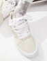 Vans knu skool chunky trainers in off white multi