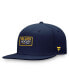 Фото #1 товара Men's Navy St. Louis Blues Authentic Pro Prime Snapback Hat