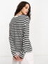 Фото #3 товара Selected Femme long sleeve t-shirt in stripe