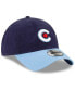 Фото #4 товара Men's Navy, Light Blue Chicago Cubs City Connect 9TWENTY Adjustable Hat