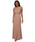 Фото #3 товара Women's 3D Embellished Blouson Gown